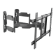 TV wall corner mount, tilt -8°/+5°, swivel -90°/90°, level a