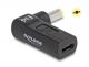 DeLOCK 24 pin USB-C - Strøm DC jackstik 5,5 mm (ID: 1,7 mm) 