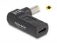 DeLOCK 24 pin USB-C - Strøm DC jackstik 5,5 mm (ID: 2,5 mm)