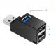 USB hub - USB 3.0 til 1 x USB 3.0 + 2 x USB 2.0 - Kompakt