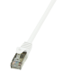 Patch cable Cat.6 F/UTP EconLine, white, 15m