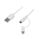 USB to Micro USB -  1m sync and charging cable with Lightning ada