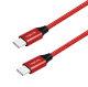 USB 2.0 cable, USB-C to USB-C, red, 1m