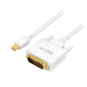 Mini DisplayPort to DVI, white, 3m