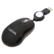 Mouse optical USB Mini with retractable cable