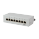 Patch panel desktop Cat.6, 8-port, shielded, grey