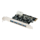 PCI Express Card, 4x USB 3.0