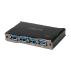 USB 3.0 hub 4-port, aluminum