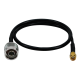 Wireless LAN Pigtail antenna cable, RP-SMA to N