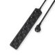 PDU TYPE F 6V 3M BLACK
