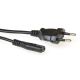 POWERCORD EURO-C7 BLACK  1.50M