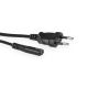 POWERCORD EURO - C7 BK 0.25M