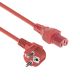 POWERCORD CEE 7/7-C15 RD 1.00M