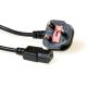 POWERCORD UK-C13 2.5A BK 1.00M