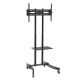 TV stand cart, adjustable TV height, 37–70