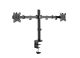 Dual monitor mount, Max 8 kg. 17–32
