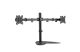 Dual monitor stand, Max 8 kg, VESA75x75,100x100, arm length: each 390 mm, 17–32