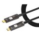 Techly Active USB-C™ M/M AOC Fiber Optic Cable 4K 10m