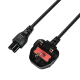 LogiLink Power cable, BS 1363 (UK) to IEC C5, black, 1.8 m
