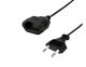 LogiLink Power cord extension  2 m CEE7/16, black