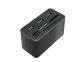 USB 3.2 Gen1 docking station, 8-port, mini- with cardreader-Black-Logilink