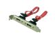SATA to e-SATA with Slot Bracket, int. 2x SATA,