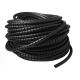 15MM SPIRAL CORD, 50M BLACK