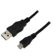 LogiLink® Cable 1,80 M, USB 2.0 A male -> USB Micro male