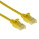 CAT6 U/UTP SLIMLINE YL 10.00M