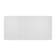 3-piece partitioned wooden tabletop, 1200x600 mm, white
