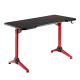 Gaming desk with RGB lighting, geo-honeycomb pattern