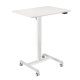 LogiLink Electrically adjustable sit-stand workstation, 1 motor, rollable, white