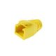 CABLE BOOT RJ45 8.0MM YELLOW