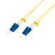 LogiLink Super slim OS2 fiber patch cord LC-LC duplex, 10 m, G657.A2