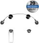 MyWall Wire Wall mount for TV`s Up to 50 kg / VESA 400 x 400