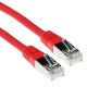 CAT6A S/FTP LSZH RED     1.00M