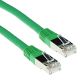 CAT5E F/UTP LSZH GREEN  10.00M