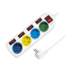 Power strip 4-way with 5 switches, 4x CEE 7/3, multicolor