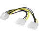 PCI Express 8 pin til 2 Molex 5.25