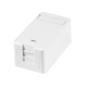 LogiLink Surface mount box for 1 keystone jack, with spring shutter