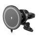 LogiLink Magnetic car smartphone holder with charging function, round