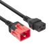 ACT POWERCORD C19L-C20DL BK 2.0M