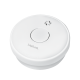 Smoke detector with replaceable zinc carbon battery, 1 year battery