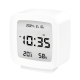 LogiLink Digital alarm clock, temperature, humidity, snooze function, white