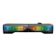 Mobile soundbar with party light, 2-in-1 gaming sound system