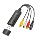 LogiLink USB 2.0 A/V grabber, USB A/M zu 3xCinch + miniDIN5/F, black