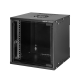 Network cabinet / wall rack 10 inch, 6U, assembled, black